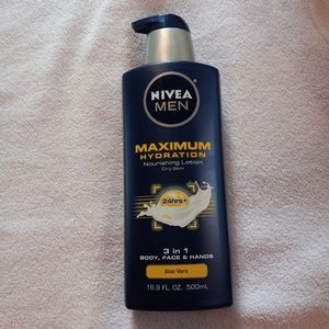 Nivea Men Maximum Hydration Nourishing Lotion Dry Skin 16.9oz